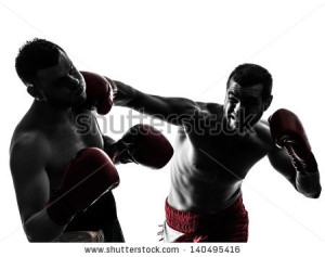 stock-photo-two-caucasian-men-exercising-thai-boxing-in-silhouette-studio-on-white-background-140495416